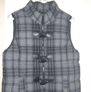 Ruff Hewn womens zip up toggle puffer vest